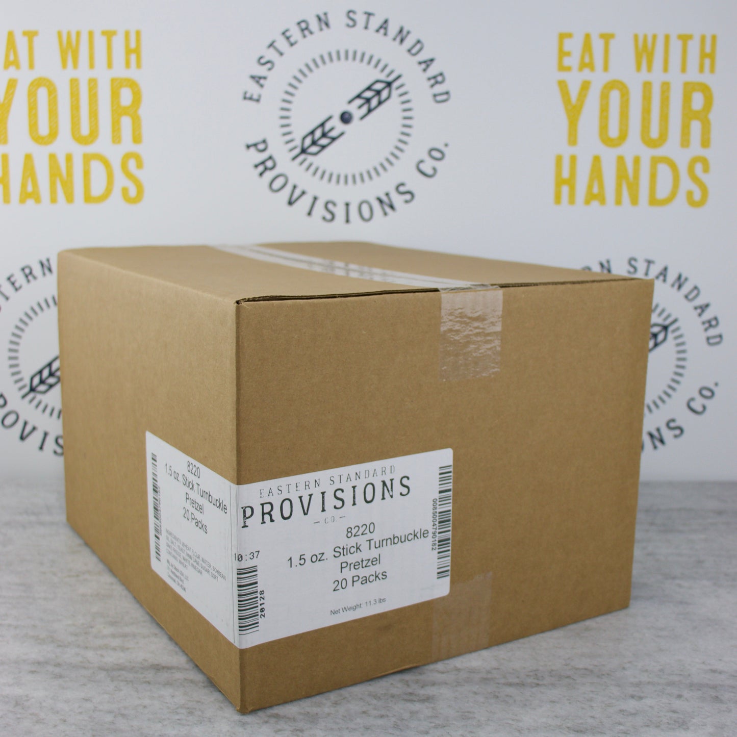 Turnbuckle Soft Pretzel Sticks, Wrapped, Case